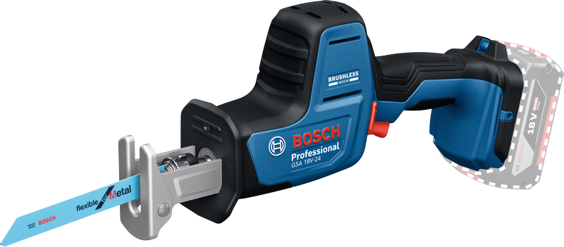 Bosch 18V-24 往復鋸，用於金屬切割.