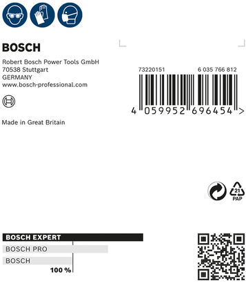 Bosch W480 1/4 手磨砂紙 115x140mm G120
