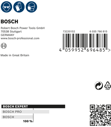 Bosch EXPERT W480 手砂紙 115 x 140 毫米 G320。.
