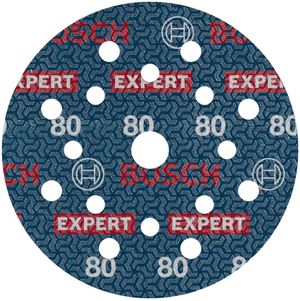 EXPERT O780 箔砂磨砂輪片,125 mm,G80 Bosch O780 箔砂輪 125 毫米 G80。
