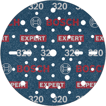 EXPERT O780 箔砂磨砂輪片,150 mm,G320 Bosch O780 箔片砂紙盤 150 mm 粒徑 320
