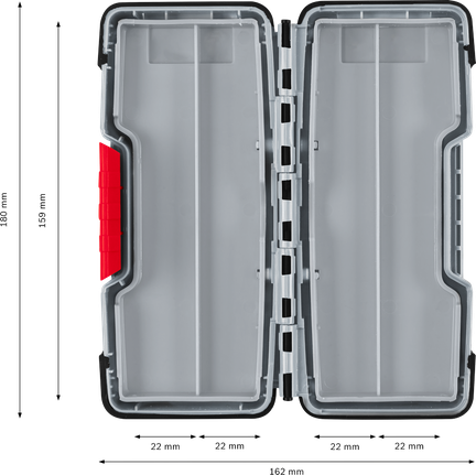 Bosch PRO Tough Box 小型配件箱，高 210 毫米。.