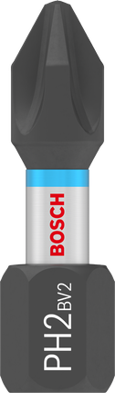 Bosch十字衝擊鑽頭 PH2 25 毫米，用於擰螺絲。.