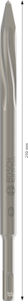 Bosch PRO SDS plus-5C 尖頭鑿子，長度 250 毫米。.