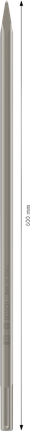 Bosch PRO SDS max-4C 尖頭鑿子，長度 600 毫米。.