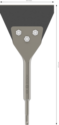 Bosch PRO SDS plus 地板刮刀，130 毫米切割刃。.