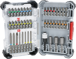 Bosch超硬螺絲起子頭組 44 件，各種尺寸。.