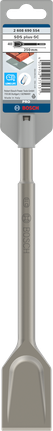 PRO SDS plus-5C 鑿子鏟形鑿刀,40 x 250 mm Bosch SDS plus-5C 鏟形鑿 40×250mm.