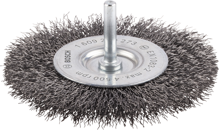 PRO Metal clean 鋼絲輪,直柄,100 x 0.3 mm Bosch PRO 金屬清潔鋼絲輪,直柄 100 毫米。.