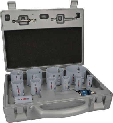 Bosch PRO 多材質 PC Plus 孔鋸套裝，14 件。.