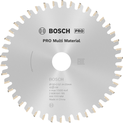 Bosch PRO 多材質圓鋸片，130 毫米 42 齒。.