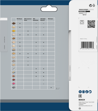 Bosch PRO 多材質圓鋸片 160 x 2 x 25.4 mm。.
