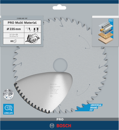 Bosch PRO Multi Material 235 毫米鋸片。.