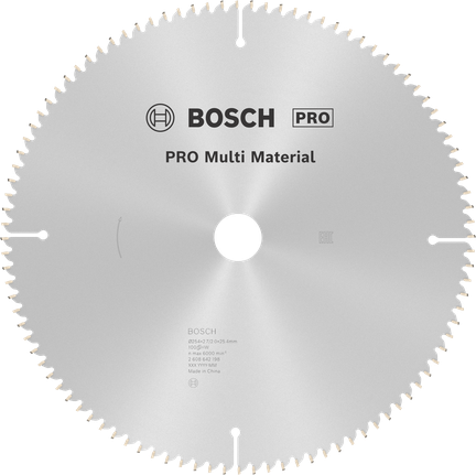 PRO Multi Material 圓鋸片,254 x 2.7 x 25.4 mm PRO Multi Material 圓鋸片,254 x 2.7 x 25.4 mm