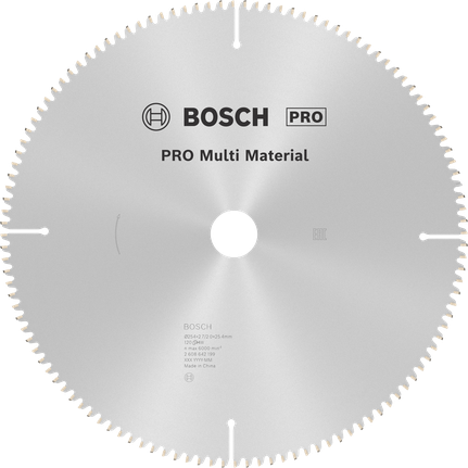 PRO Multi Material 圓鋸片,254 x 2.7 x 25.4 mm PRO Multi Material 圓鋸片,254 x 2.7 x 25.4 mm
