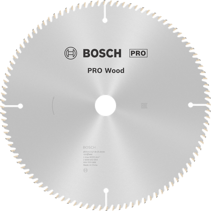 PRO Wood 木工圓鋸片,254 x 2.5 x 25 mm PRO Wood 木工圓鋸片,254 x 2.5 x 25 mm