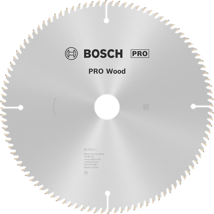 PRO Wood 木工圓鋸片,254 x 2.5 x 30 mm PRO Wood 木工圓鋸片,254 x 2.5 x 30 mm