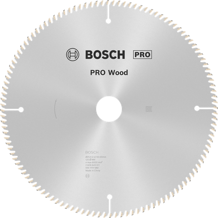 PRO Wood 木工圓鋸片,254 x 2.5 x 30 mm PRO Wood 木工圓鋸片,254 x 2.5 x 30 mm