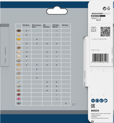 Bosch木材圓鋸片 140×1.5×20 mm T42。.