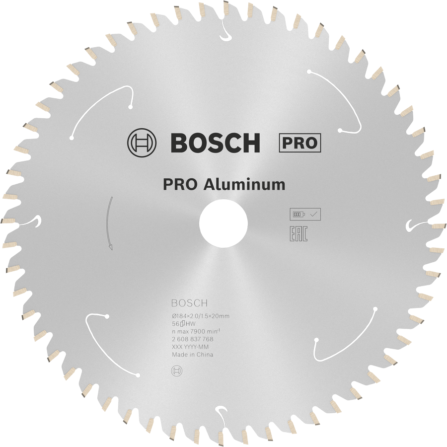 Bosch鋁製無線圓鋸片 184 mm。.