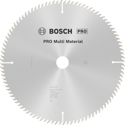 PRO Multi Material 圓鋸片,254 x 2.7 x 25.4 mm,T100 PRO Multi Material 圓鋸片,254 x 2.7 x 25.4 mm,T100