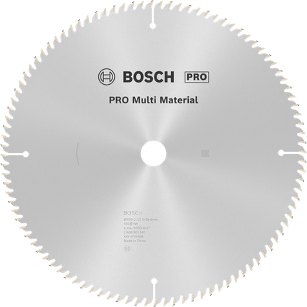 PRO Multi Material 圓鋸片,305 x 2.7 x 25.4 mm,T100 PRO Multi Material 圓鋸片,305 x 2.7 x 25.4 mm,T100