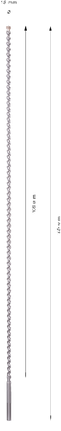 PRO SDS max-7 鑽頭,18x1200x1340 mm PRO SDS max-7 鑽頭,18x1200x1340 mm