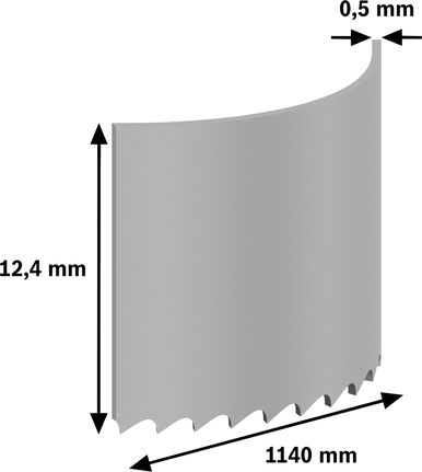 Bosch PRO CB4418 帶鋸條 1140 毫米，18 TPI。.