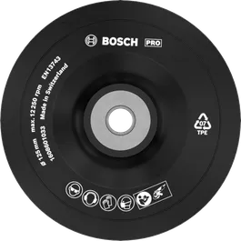 適用於角磨機的Bosch PRO Backing Pad Soft 125 毫米。.