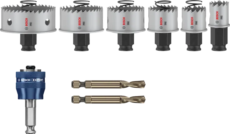 Bosch PRO Sheet Metal PC Plus 孔鋸套裝，8 件用於金屬切割。.