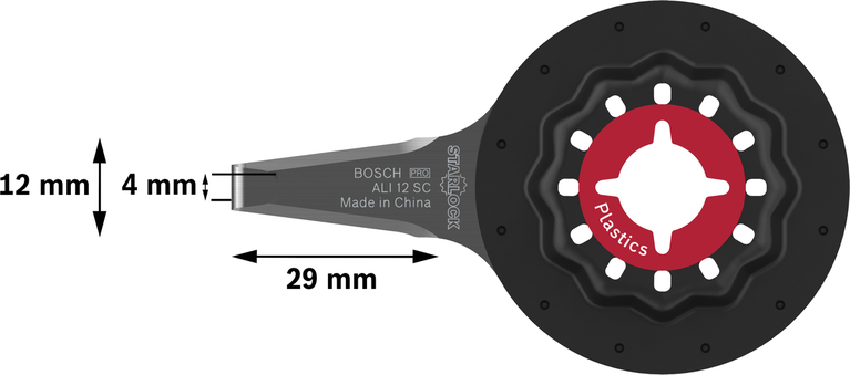 Bosch PRO ALI 12 SC 塑膠多功能刀片。.
