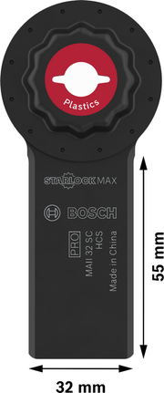 Bosch PRO MAII 32 SC 塑膠多功能刀片，32x55 毫米。.