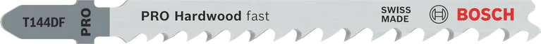 適用於硬木的Bosch PRO Hardwood 快速 T144DF 曲線鋸刀片。.