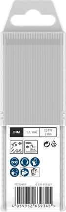 Bosch金屬 T321BF 曲線鋸鋸條 132 mm 25 件.