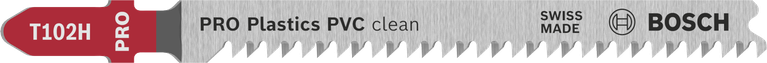 PRO Plastics PVC 細緻切割款 T102H 線鋸片,100 mm,3 件 Bosch T102H PRO 塑膠 PVC 清潔拼圖鋸刀片。.
