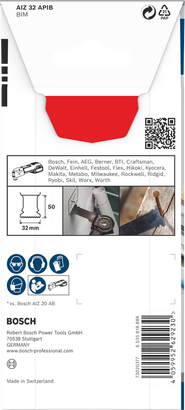 Bosch AIZ 32 APIB 切入式刀片 32×50mm
