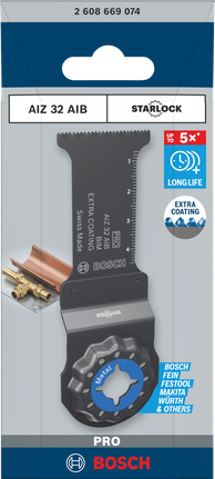 Bosch AIZ 32 AIB 多功能工具刀片 32×50 毫米.