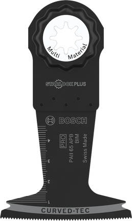 Bosch PRO PAII 65 APB 多功能刀片，適用於多種材料。.