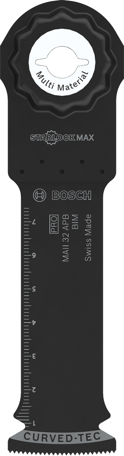 Bosch PRO MAII 32 APB 多功能刀片，適用於多種材質。.
