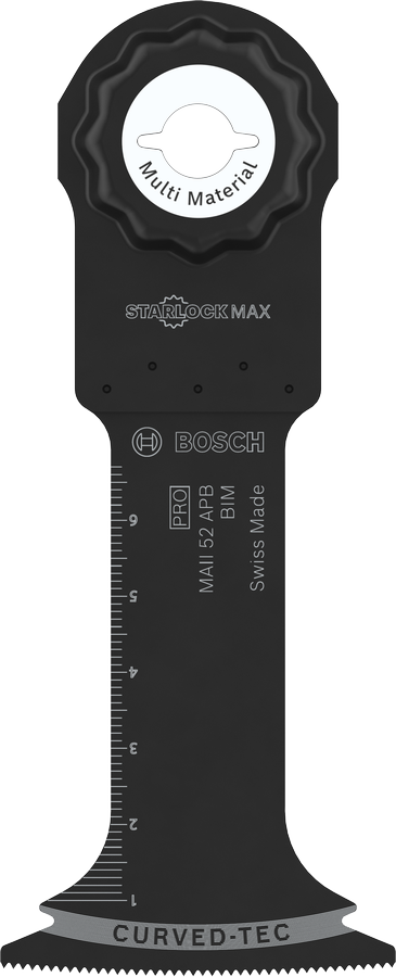 Bosch MAII 52 APB 多功能工具刀片，寬度為 52 mm。.