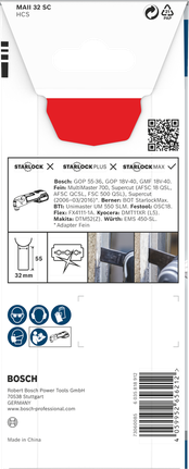 Bosch PRO MAII 32 SC 多功能工具刀片 32×55 毫米.