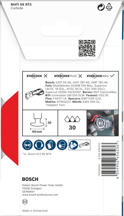 Bosch MATI 68 RT3 多工具刀片 2.8 x 68 mm。.
