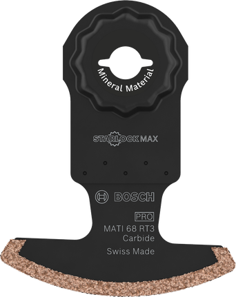Bosch PRO MATI 68 RT3 多功能工具刀片，適用於礦物材料。.