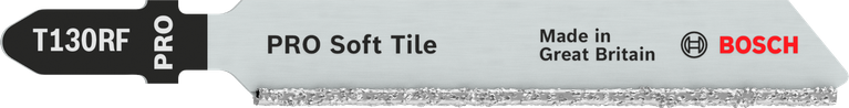PRO Soft Tile T130RF 線鋸片,83 mm,3 件 Bosch PRO Soft Tile T130RF 硬質合金曲線鋸刀片。.