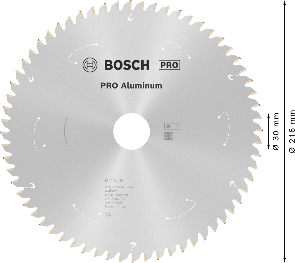 PRO Aluminium cordless 專業款鋁材圓鋸片