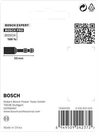 PRO Impact 抗衝擊螺母套筒,8 x 50、10 x 50、13 x 50 mm,3 件組 Bosch螺帽扳手組 8×50 10×50 13×50 mm 3 件.