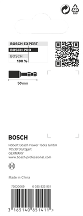 PRO 抗衝擊螺母套筒,8 x 50 mm Bosch螺帽扳手 8 x 50 毫米.