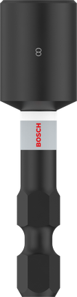 PRO 抗衝擊螺母套筒,8 x 50 mm Bosch衝擊螺帽鉗 8 x 50 公釐六角柄.