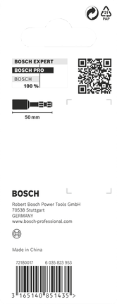 PRO 抗衝擊螺母套筒,13 x 50 mm Bosch螺帽扳手 13 x 50 毫米.
