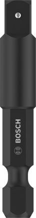 PRO 套筒轉接頭,搭配插銷接頭,1/4",50 mm 附插針連接的 1/4 英吋Bosch PRO 插座轉接器。.